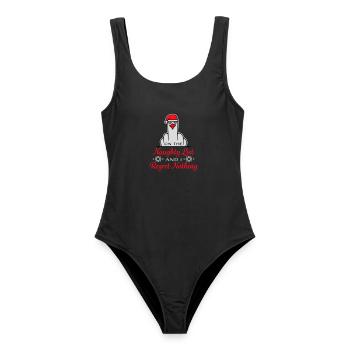 Sur la liste des vilains et je ne regrette rien Böse Möwe - Maillot de bain femme - noir - Devant - AI Model Female 172 light (172cm)