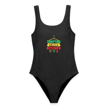 Magasin d’occasion Magasin d’occasion Temps d’occasion - Maillot de bain femme - noir - Devant - AI Model Female 172 light (172cm)
