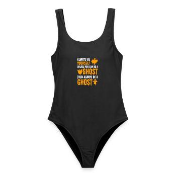 Ghost - Always be yourself unless you can be a Gho - Frauen Badeanzug - Schwarz - Vorne - AI Model Female 172 light (172cm)