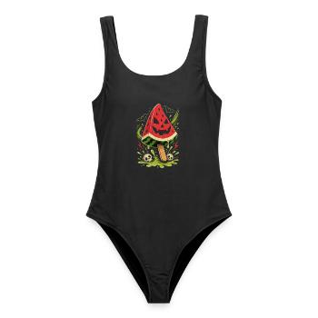 Halloween Summer Melon - Women's Swimsuit - black - Front - AI Model Female 172 light (172cm)