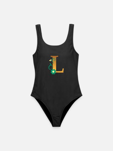 L - Women's Swimsuit - black