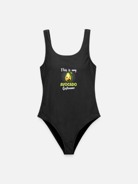 Avocado - Frauen Badeanzug - Schwarz