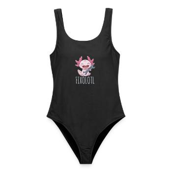 Mechanic of the Deep - Women's Swimsuit - black - Front - AI Model Female 172 light (172cm)