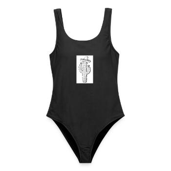 1000141499 - Frauen Badeanzug - Schwarz - Vorne - AI Model Female 172 light (172cm)