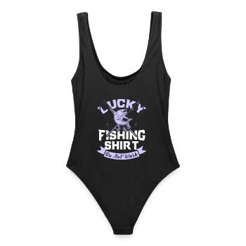 fishing - Women's Swimsuit - black - Back - AI Model Female 172 light (172cm)