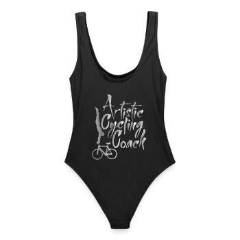 Cyclisme artistique, cyclisme artistique, cyclisme en salle, entraîneur - Maillot de bain femme - noir - Dos - AI Model Female 172 light (172cm)