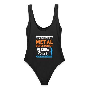 Cadeau d'accessoires pour sondes de détecteur de métaux - Maillot de bain femme - noir - Dos - AI Model Female 172 light (172cm)