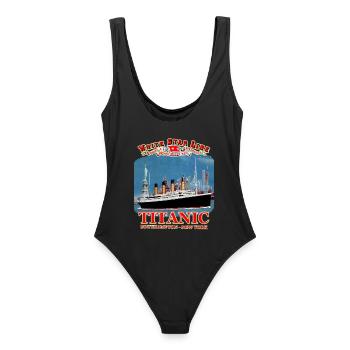 TITANIC création Louis RUNEMBERG © Adagp - Maillot de bain femme - noir - Dos - AI Model Female 172 light (172cm)