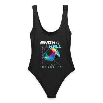 ENNEIGEMENT INFERNAL 2.0 | Haute intensité | Sports d’hiver - Maillot de bain femme - noir - Dos - AI Model Female 172 light (172cm)