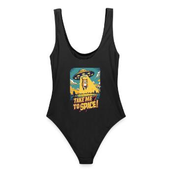 Cat UFO All-Adventure - Maillot de bain femme - noir - Dos - AI Model Female 172 light (172cm)
