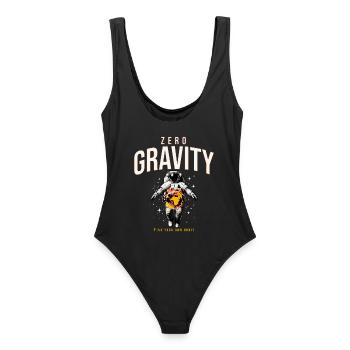 Zero Gravity Astronaut Earth Space - Women's Swimsuit - black - Back - AI Model Female 172 light (172cm)