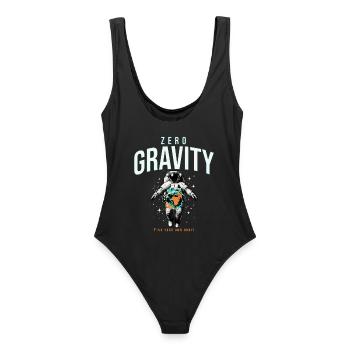 Zero Gravity Astronaut Earth Space - Women's Swimsuit - black - Back - AI Model Female 172 light (172cm)