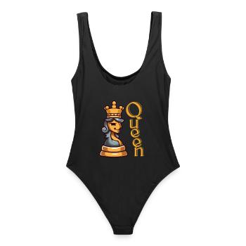 Reine des échecs - Maillot de bain femme - noir - Dos - AI Model Female 172 light (172cm)