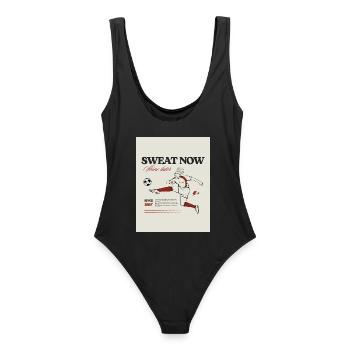 Sweat Now Shine Later Women Soccer T-Shirt Footbal - Maillot de bain femme - noir - Dos - AI Model Female 172 light (172cm)