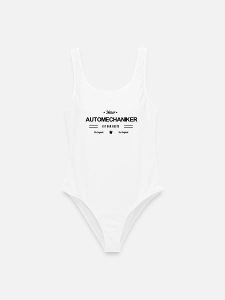 Bester Automechaniker - Frauen Badeanzug - Weiß