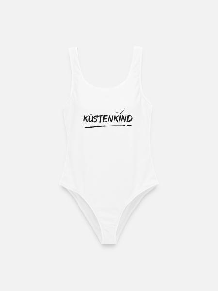 Küstenkind - Frauen Badeanzug - Weiß