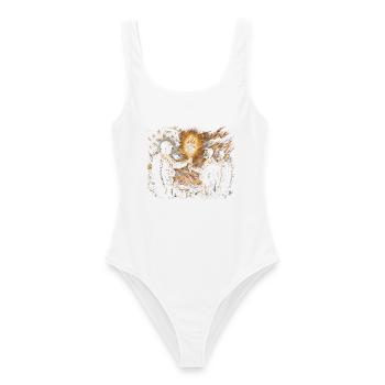 Jour des anciens combattants pour les démocrates - Maillot de bain femme - blanc - Devant - AI Model Female 172 dark (172cm)