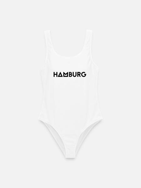 HAMBURG - Frauen Badeanzug - Weiß