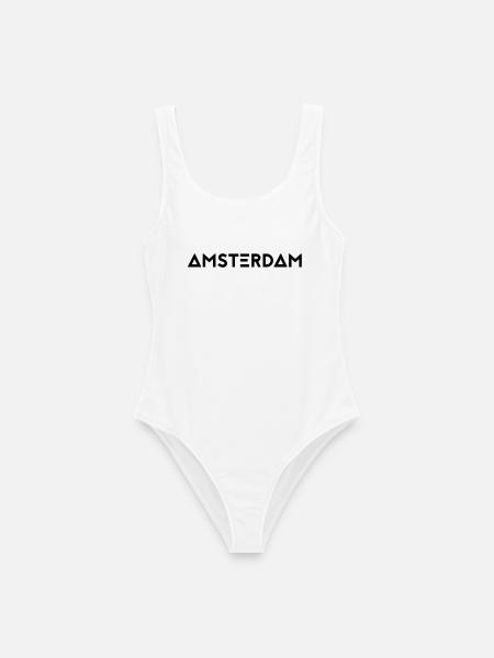 AMSTERDAM - Frauen Badeanzug - Weiß