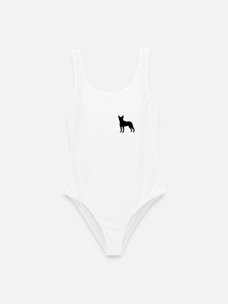 Boston Terrier - Frauen Badeanzug - Weiß