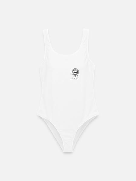 Faule Socke - Frauen Badeanzug - Weiß
