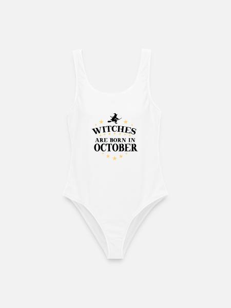 Witches Oktober - Frauen Badeanzug - Weiß