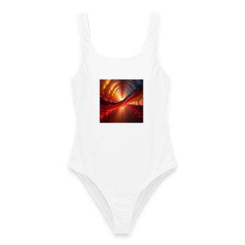 flags Germany - Women's Swimsuit - white - Front - AI Model Female 172 dark (172cm)