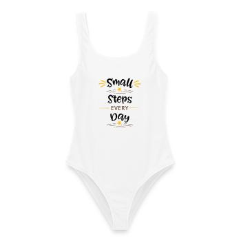 Chaque instant brille Emblème de l’Étoile - Maillot de bain femme - blanc - Devant - AI Model Female 172 dark (172cm)