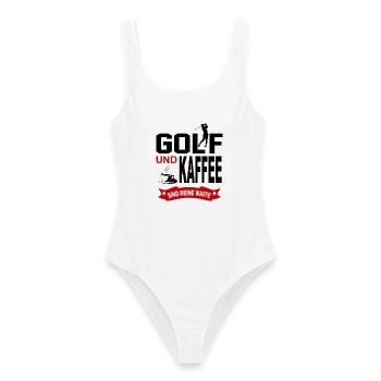 Golf Golfer Verein Golfspieler Verein Sport  - Frauen Badeanzug - Weiß - Vorne - AI Model Female 172 dark (172cm)