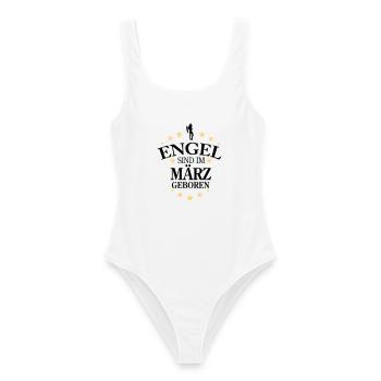 Ange de mars - Maillot de bain femme - blanc - Devant - AI Model Female 172 dark (172cm)