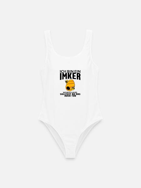 Bienen Imker Biene - Frauen Badeanzug - Weiß