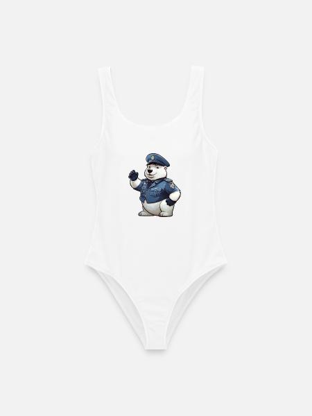 Eisbären Polizei - Frauen Badeanzug - Weiß