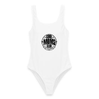 Cool Moms Club - Frauen Badeanzug - Weiß - Vorne - AI Model Female 172 dark (172cm)