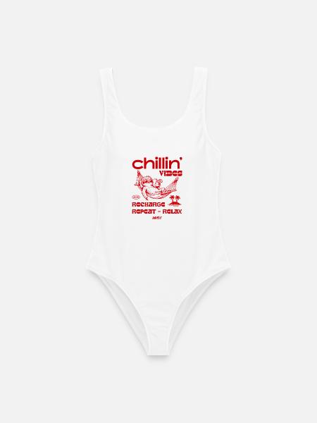 Chillin' Vibes Hammock Relax - Frauen Badeanzug - Weiß