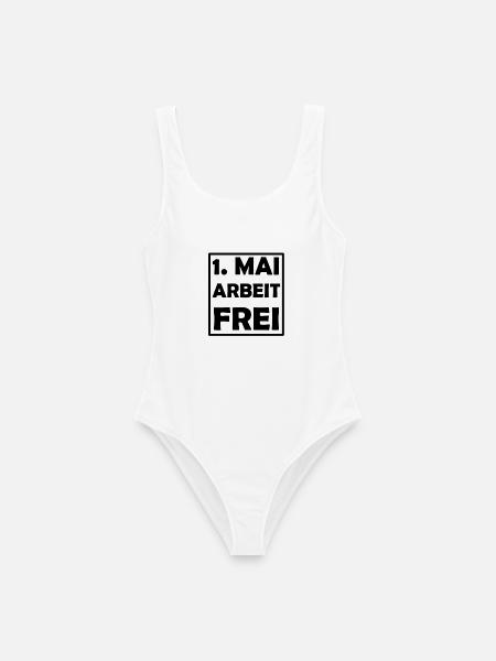 Erster Mai - Frauen Badeanzug - Weiß