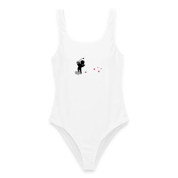 Amor - Maillot de bain femme - blanc - Devant - AI Model Female 172 dark (172cm)