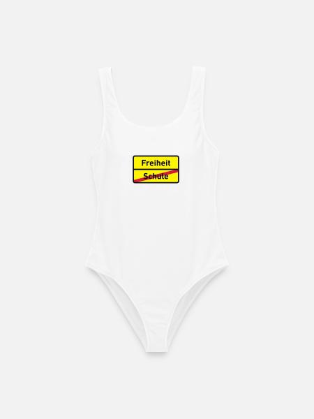 abishirt school graduation abimotiv 2010 high - Women's Swimsuit - white