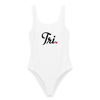 Triathlon - Maillot de bain femme - blanc - Devant - AI Model Female 172 dark (172cm)