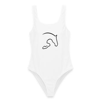 6061912 121498711 springs - Maillot de bain femme - blanc - Devant - AI Model Female 172 dark (172cm)