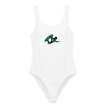 Wakeboarding - Maillot de bain femme - blanc - Devant - AI Model Female 172 dark (172cm)