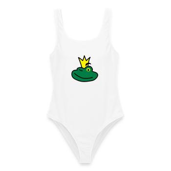 Le Prince - Maillot de bain femme - blanc - Devant - AI Model Female 172 dark (172cm)