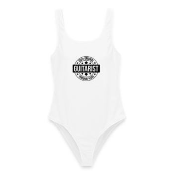 Guitarist - Women's Swimsuit - white - Front - AI Model Female 172 dark (172cm)
