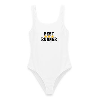 Course à Pied / Running / Jogging / Coureur - Maillot de bain femme - blanc - Devant - AI Model Female 172 dark (172cm)
