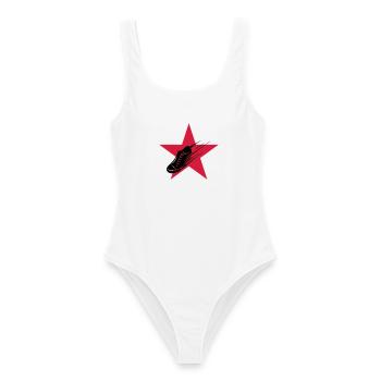 Course à Pied / Running / Jogging / Coureur - Maillot de bain femme - blanc - Devant - AI Model Female 172 dark (172cm)