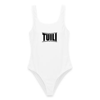 t-shirt Tuili t-shirt Sardinia gift idea - Women's Swimsuit - white - Front - AI Model Female 172 dark (172cm)