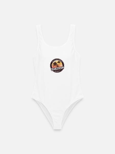 Charleston South Carolina Strand Design - Frauen Badeanzug - Weiß