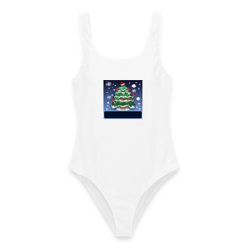 INSTALLATIONS SANITAIRES PLOMBIER DE NOËL PÖMPEL - Maillot de bain femme - blanc - Devant - AI Model Female 172 dark (172cm)