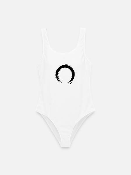 Enso Zen Kreis - Frauen Badeanzug - Weiß