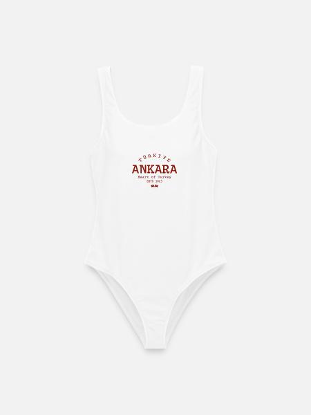 Ankara Herz der Türkei ESTD 1923 - Frauen Badeanzug - Weiß