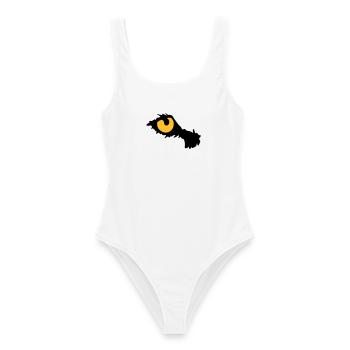 Eye of the tiger - Women's Swimsuit - white - Front - AI Model Female 172 dark (172cm)